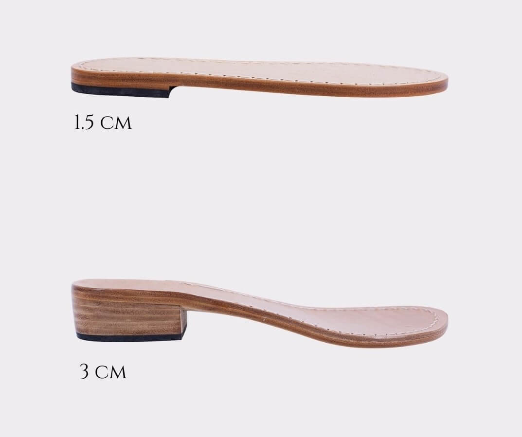 Flat leather sole handmade sandals